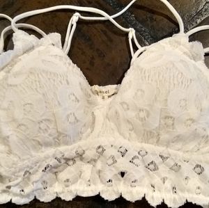 Free People inspired boho lace bralette